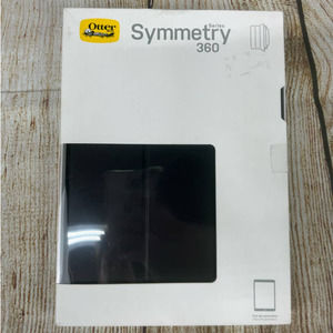 OtterBox Symmetry Series 360 iPad Case, Black with Clear Back, New